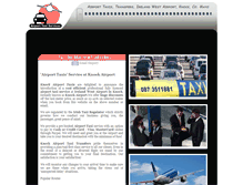 Tablet Screenshot of knockairporttaxis.com